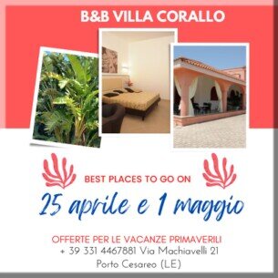 PORTO CESAREO B&B VILLA CORALLO